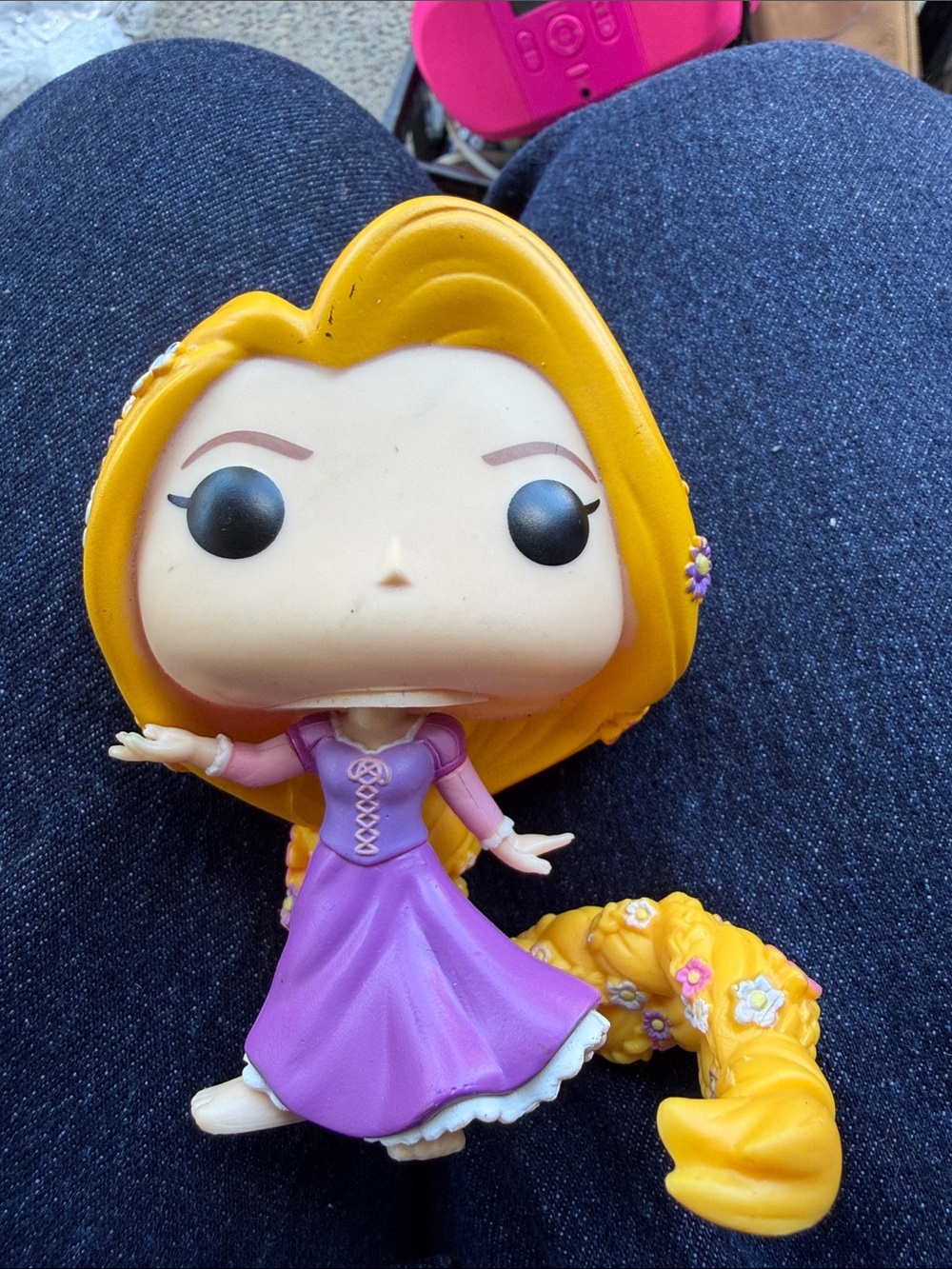 Funko Rapunzel Purple Dress Yellow Hair Pop! Figure 2016